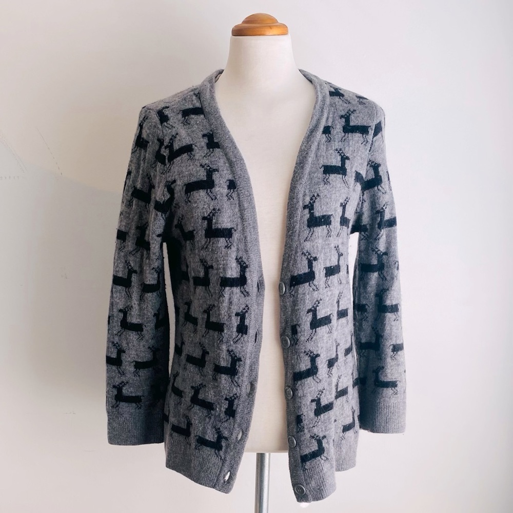 H&M Reindeer Cardigan